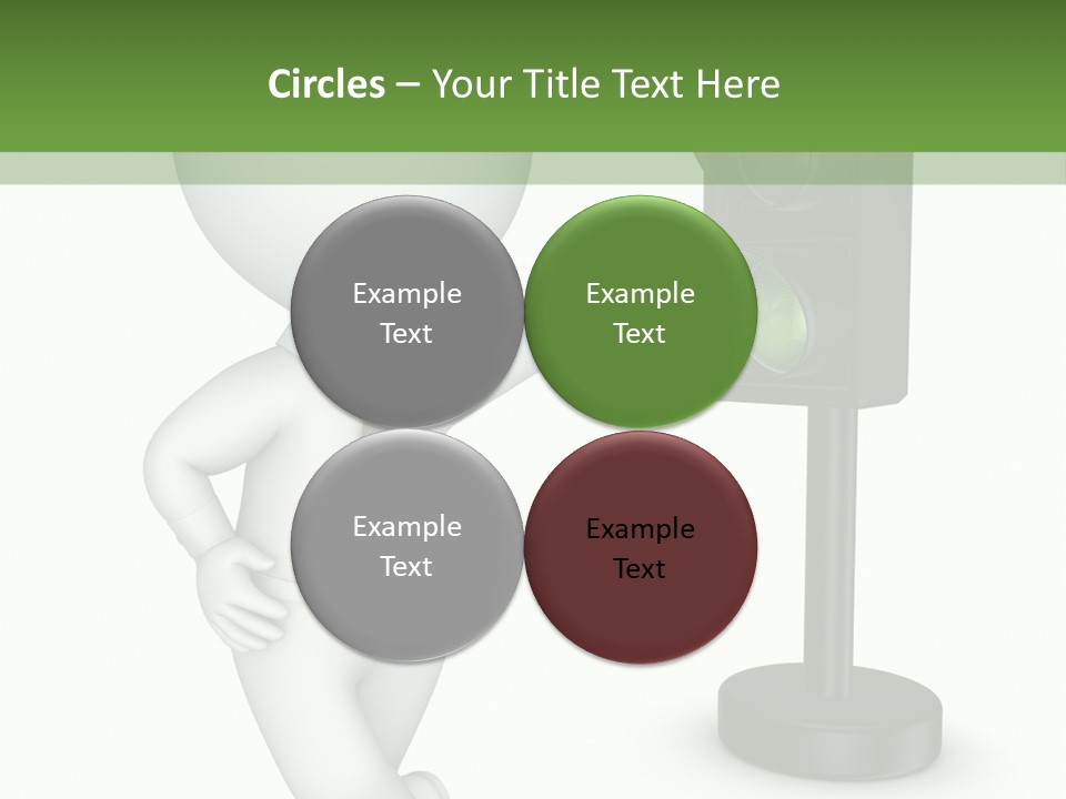 Transport Concept Stoplight PowerPoint Template