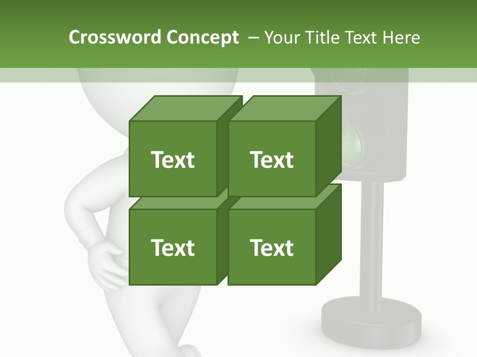 Transport Concept Stoplight PowerPoint Template