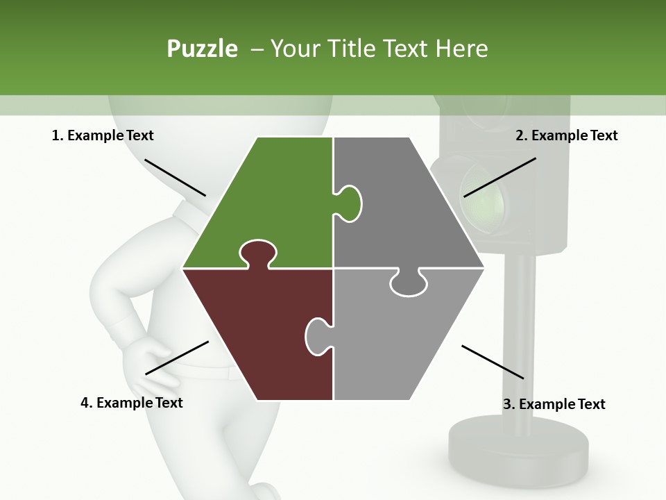 Transport Concept Stoplight PowerPoint Template