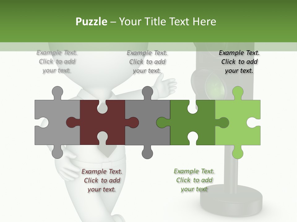 Transport Concept Stoplight PowerPoint Template