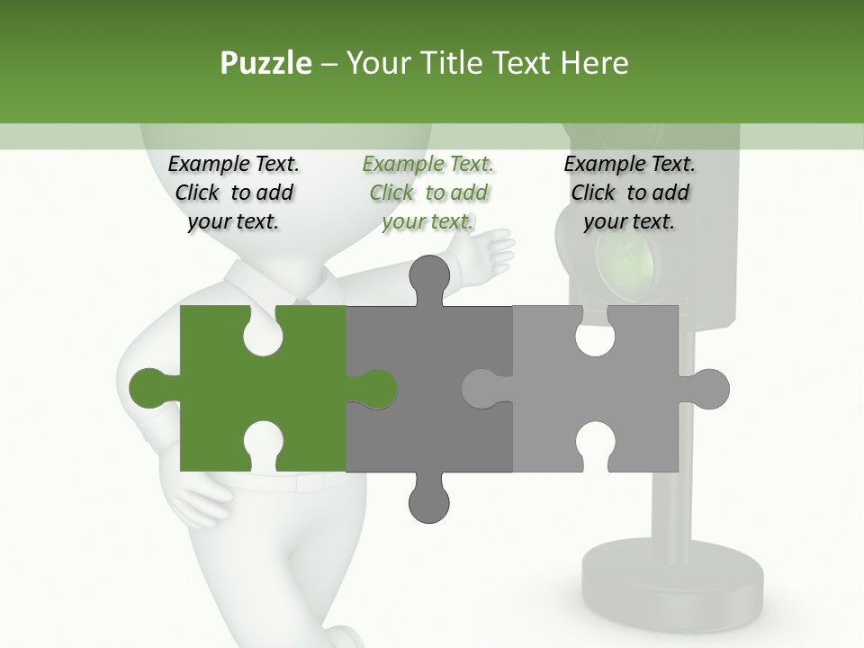 Transport Concept Stoplight PowerPoint Template