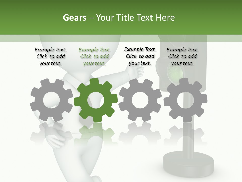 Transport Concept Stoplight PowerPoint Template