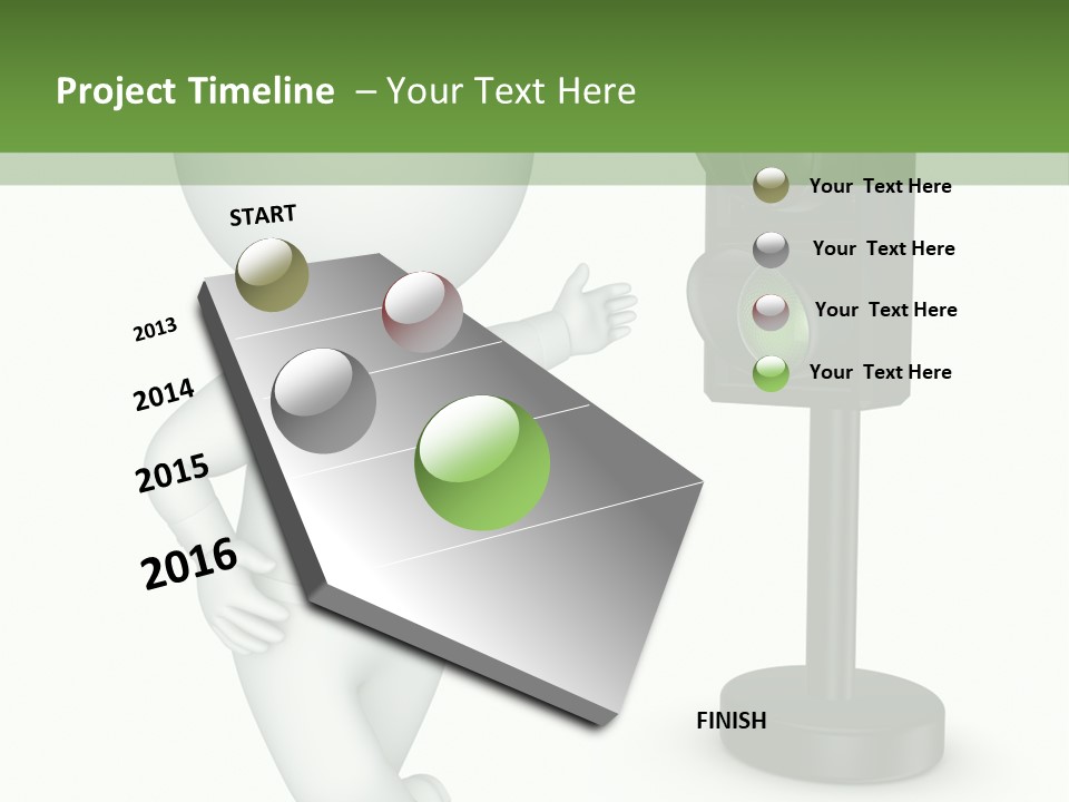 Transport Concept Stoplight PowerPoint Template