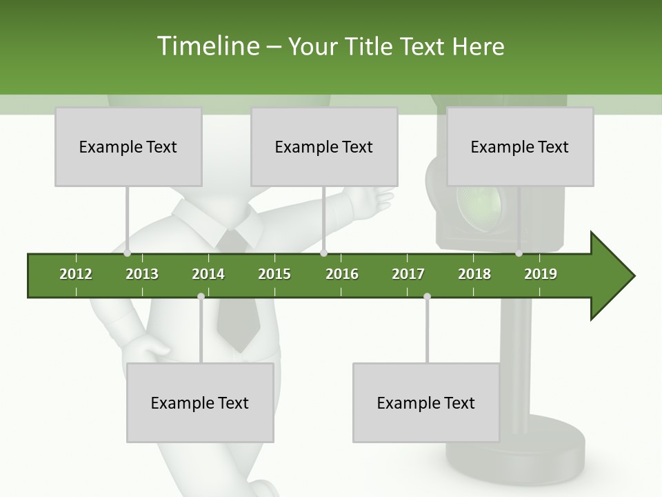 Transport Concept Stoplight PowerPoint Template