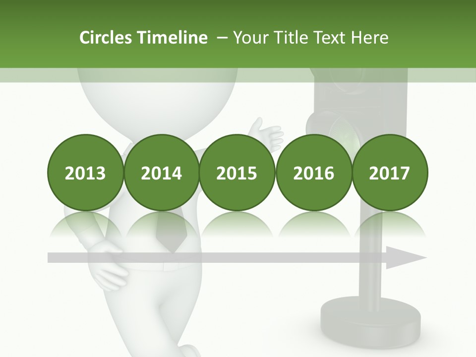 Transport Concept Stoplight PowerPoint Template