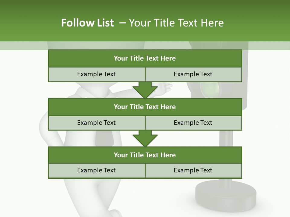 Transport Concept Stoplight PowerPoint Template