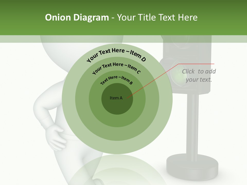 Transport Concept Stoplight PowerPoint Template