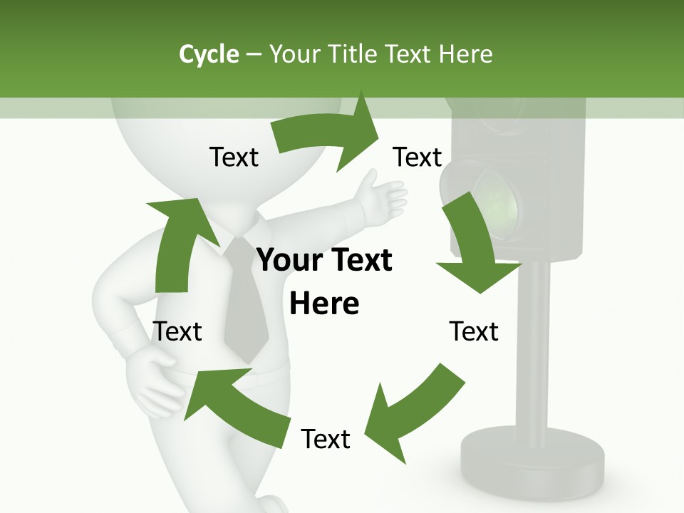 Transport Concept Stoplight PowerPoint Template