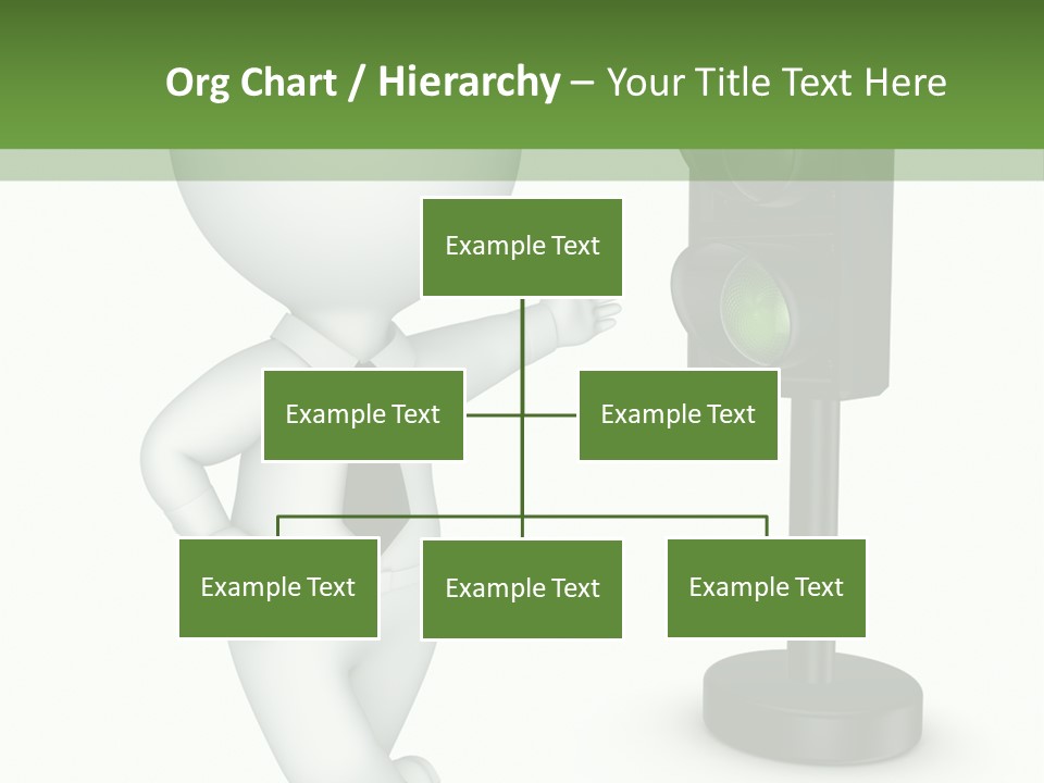Transport Concept Stoplight PowerPoint Template