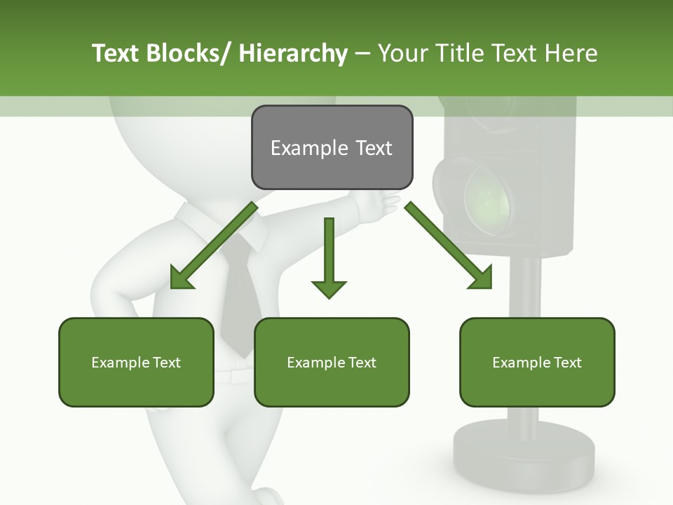 Transport Concept Stoplight PowerPoint Template