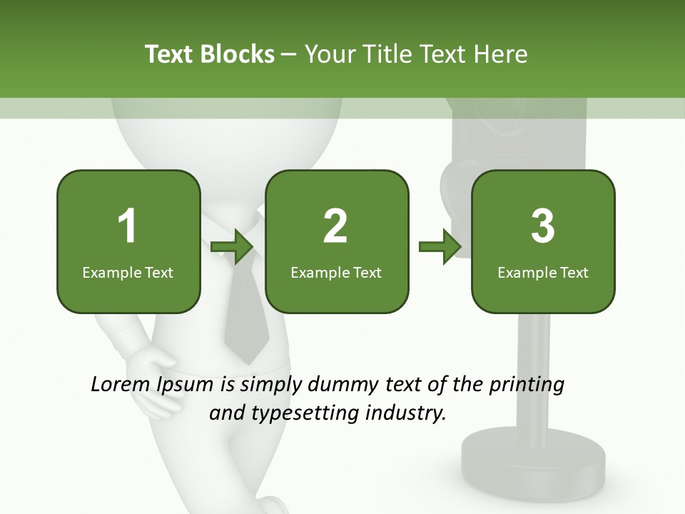 Transport Concept Stoplight PowerPoint Template