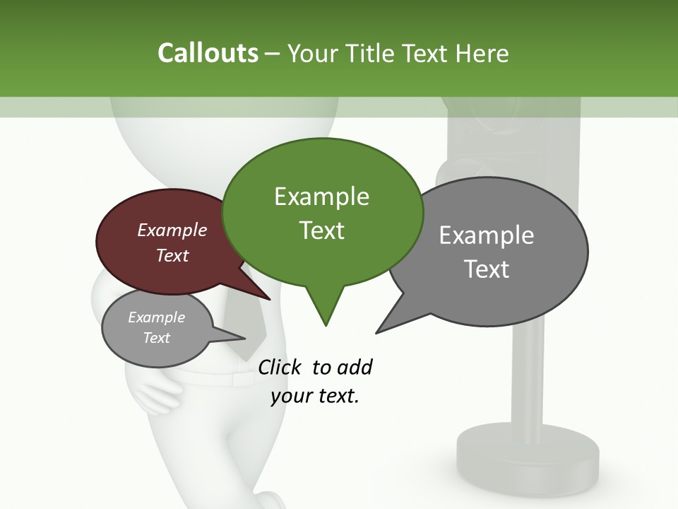 Transport Concept Stoplight PowerPoint Template