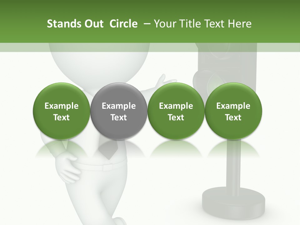 Transport Concept Stoplight PowerPoint Template