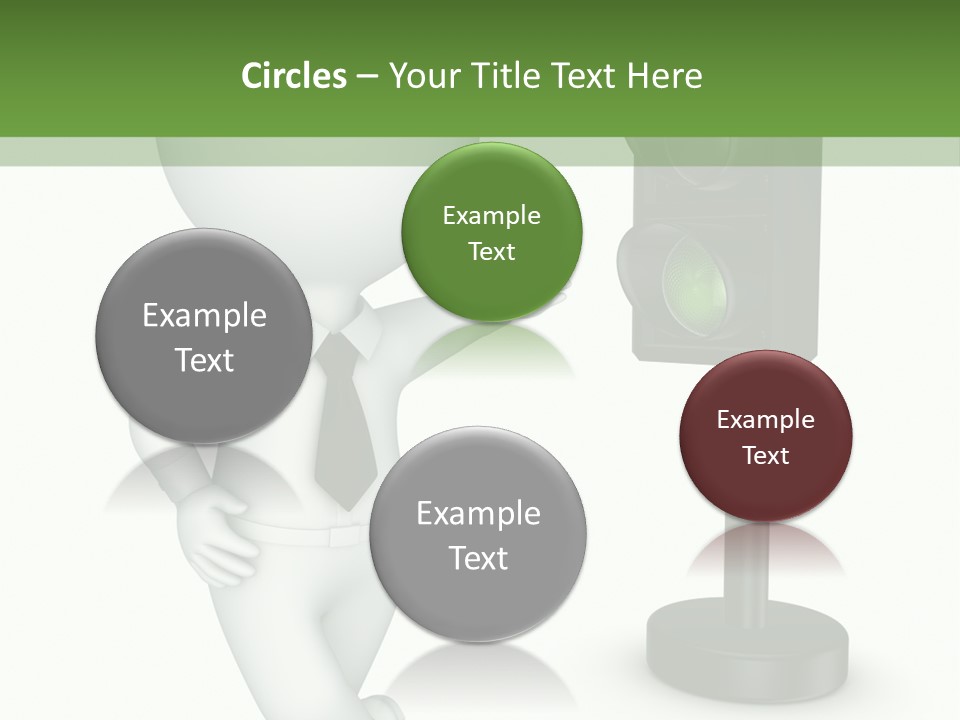 Transport Concept Stoplight PowerPoint Template