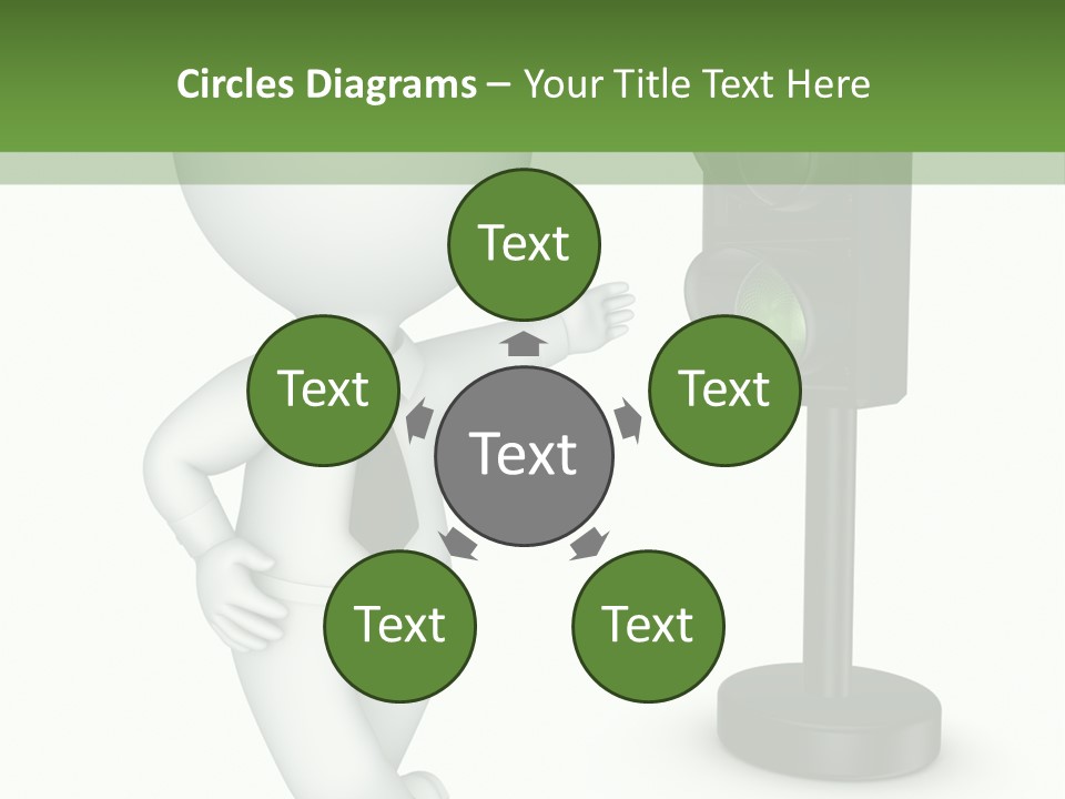 Transport Concept Stoplight PowerPoint Template