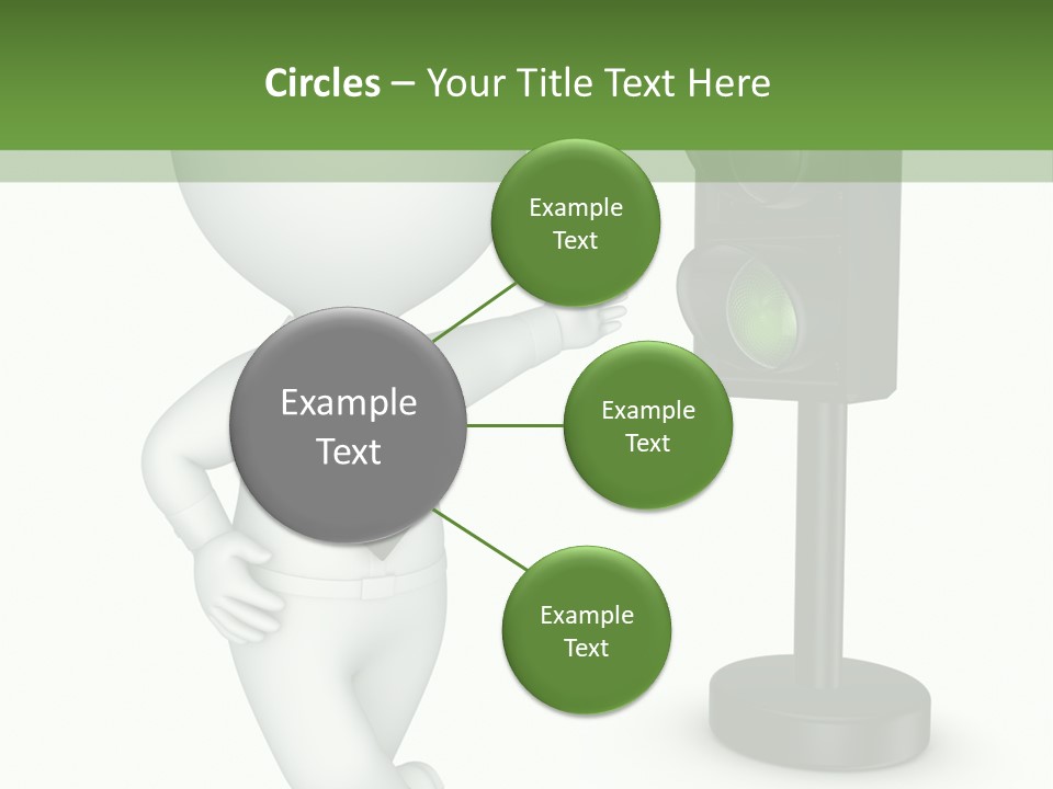 Transport Concept Stoplight PowerPoint Template