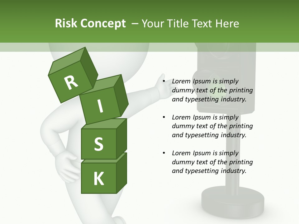 Transport Concept Stoplight PowerPoint Template