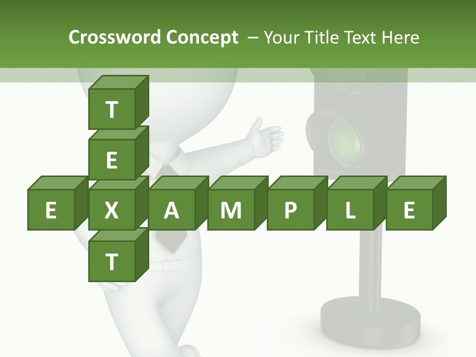 Transport Concept Stoplight PowerPoint Template