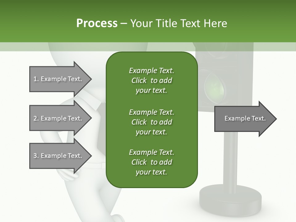 Transport Concept Stoplight PowerPoint Template