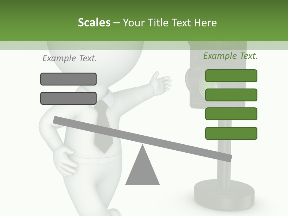 Transport Concept Stoplight PowerPoint Template
