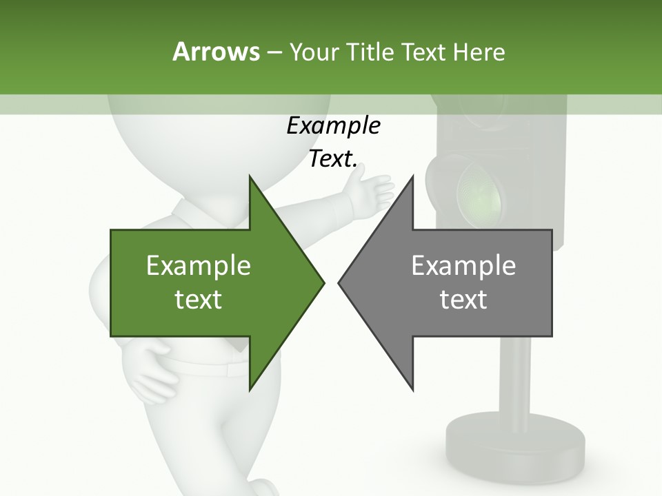 Transport Concept Stoplight PowerPoint Template