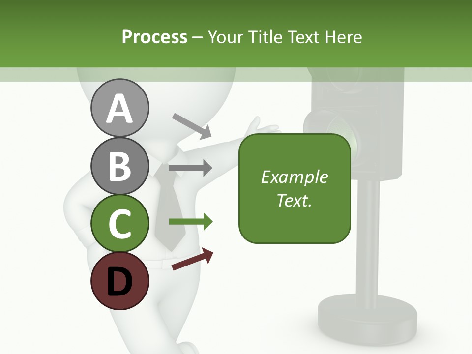 Transport Concept Stoplight PowerPoint Template