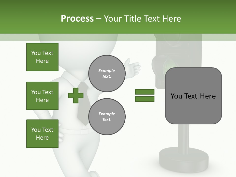Transport Concept Stoplight PowerPoint Template