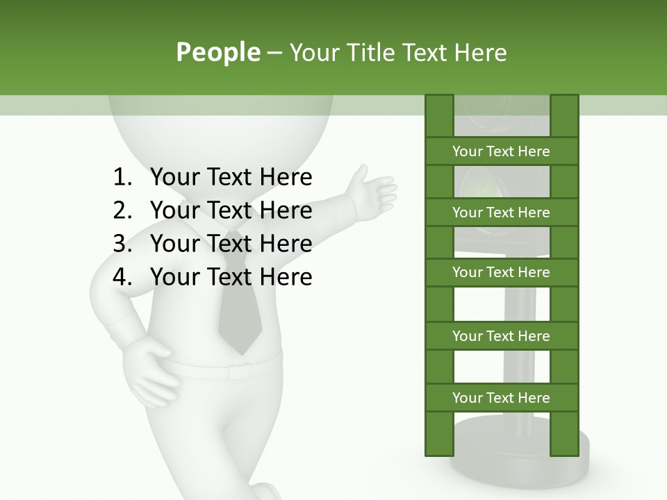 Transport Concept Stoplight PowerPoint Template