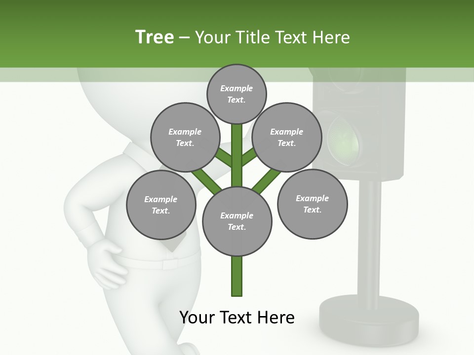 Transport Concept Stoplight PowerPoint Template