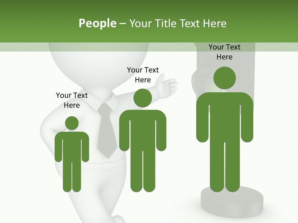 Transport Concept Stoplight PowerPoint Template