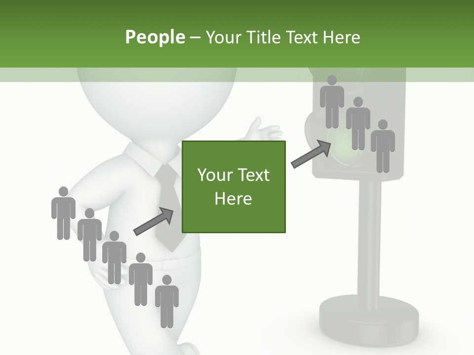 Transport Concept Stoplight PowerPoint Template