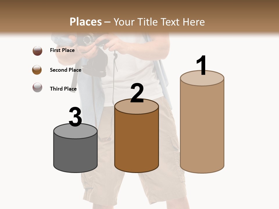 Holding Person Energy PowerPoint Template