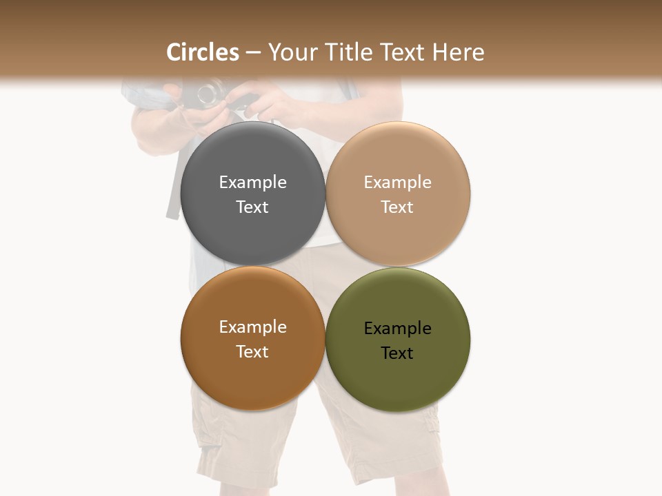 Holding Person Energy PowerPoint Template