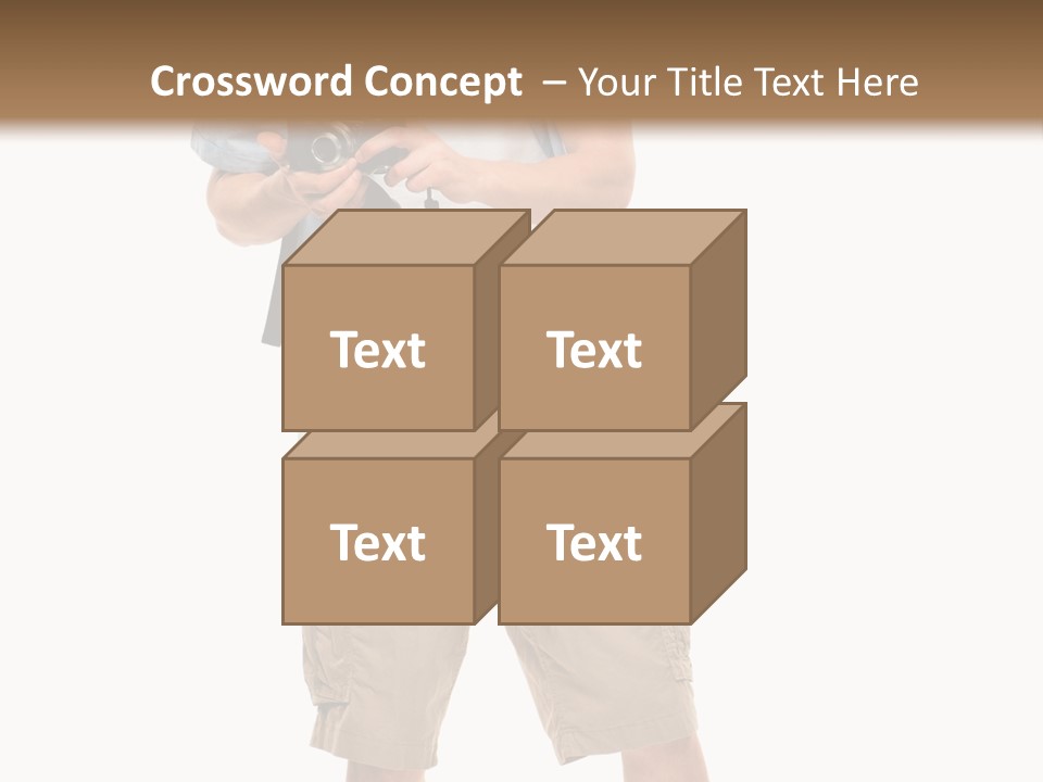 Holding Person Energy PowerPoint Template