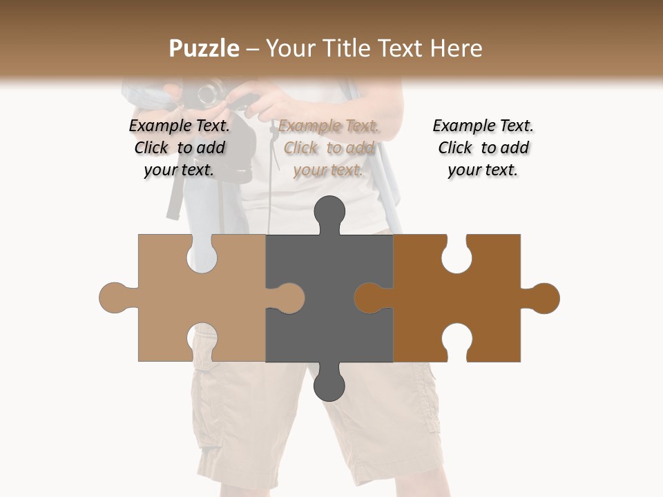 Holding Person Energy PowerPoint Template