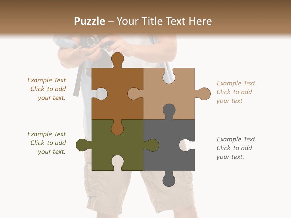 Holding Person Energy PowerPoint Template