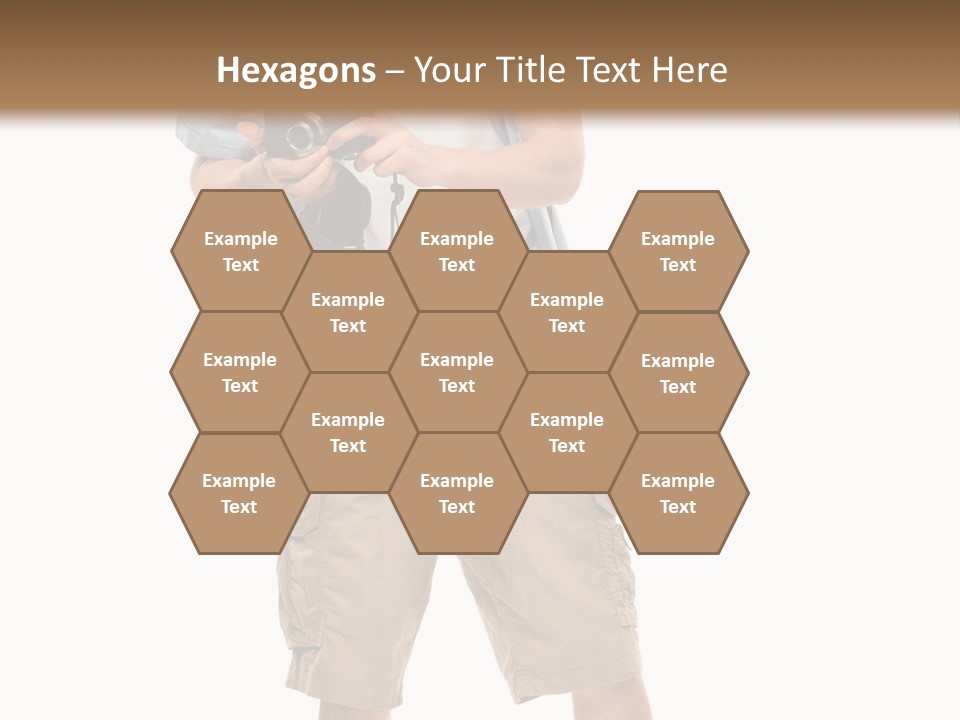 Holding Person Energy PowerPoint Template