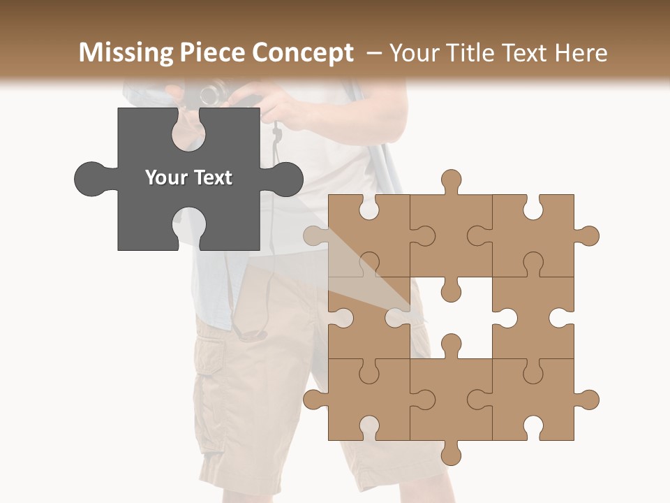 Holding Person Energy PowerPoint Template