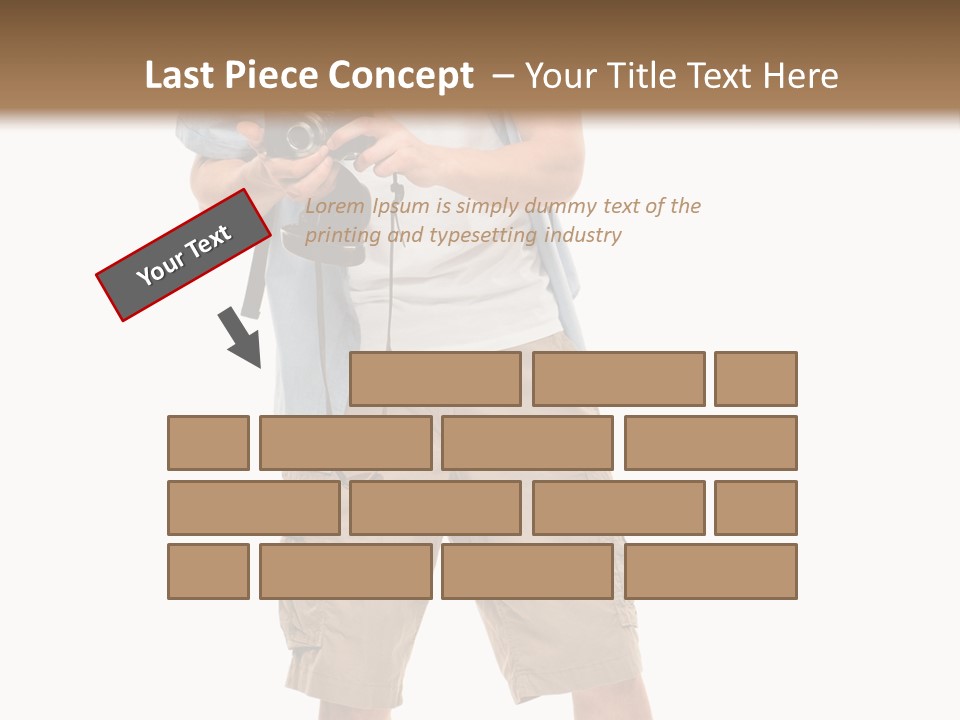 Holding Person Energy PowerPoint Template