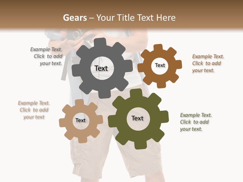 Holding Person Energy PowerPoint Template