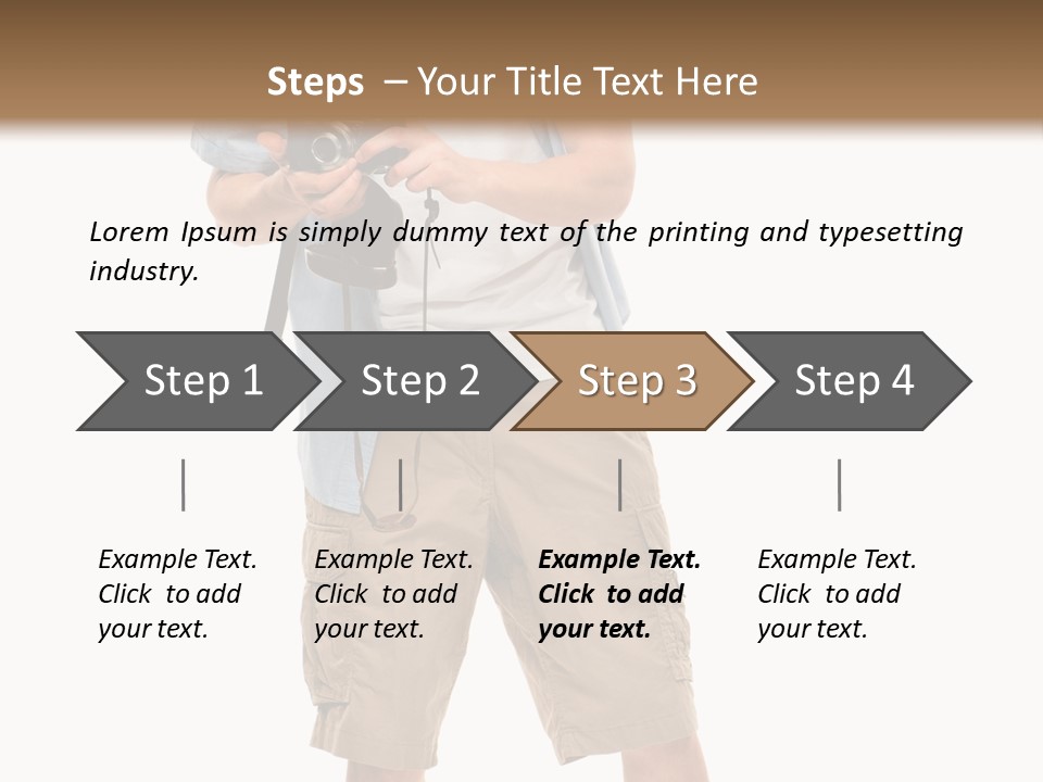 Holding Person Energy PowerPoint Template