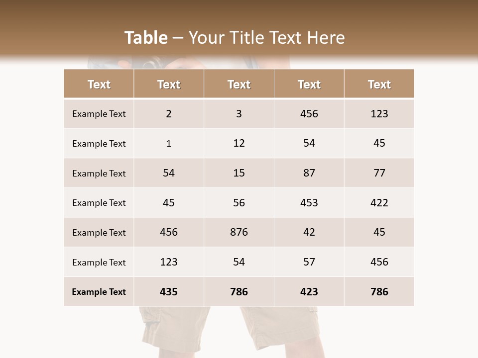 Holding Person Energy PowerPoint Template