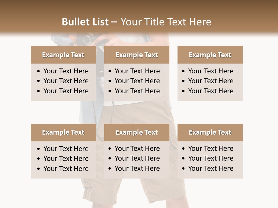 Holding Person Energy PowerPoint Template