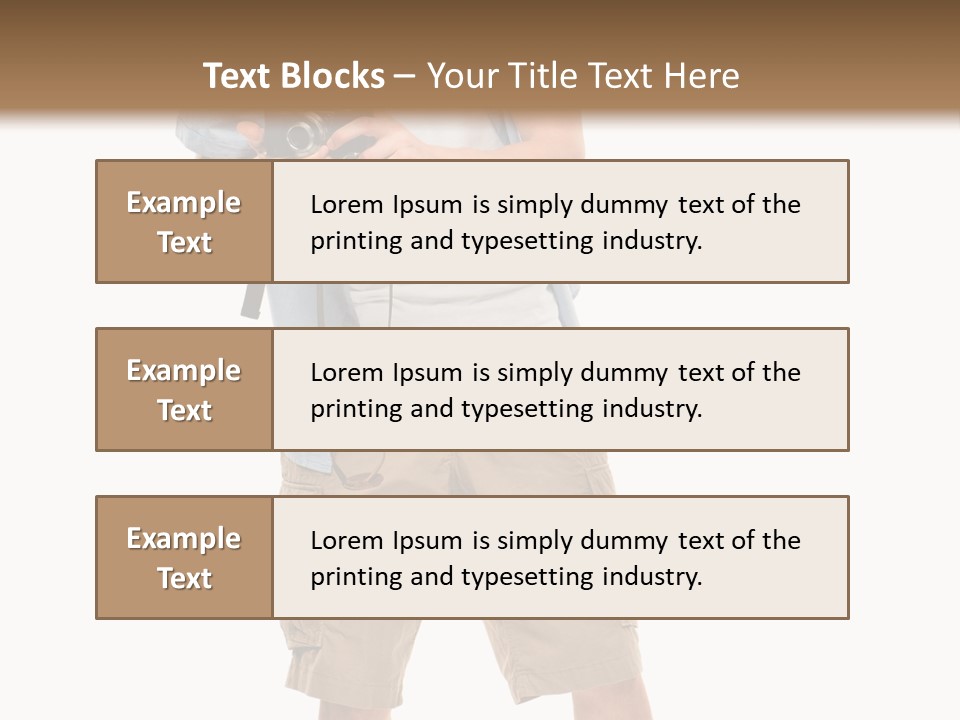 Holding Person Energy PowerPoint Template