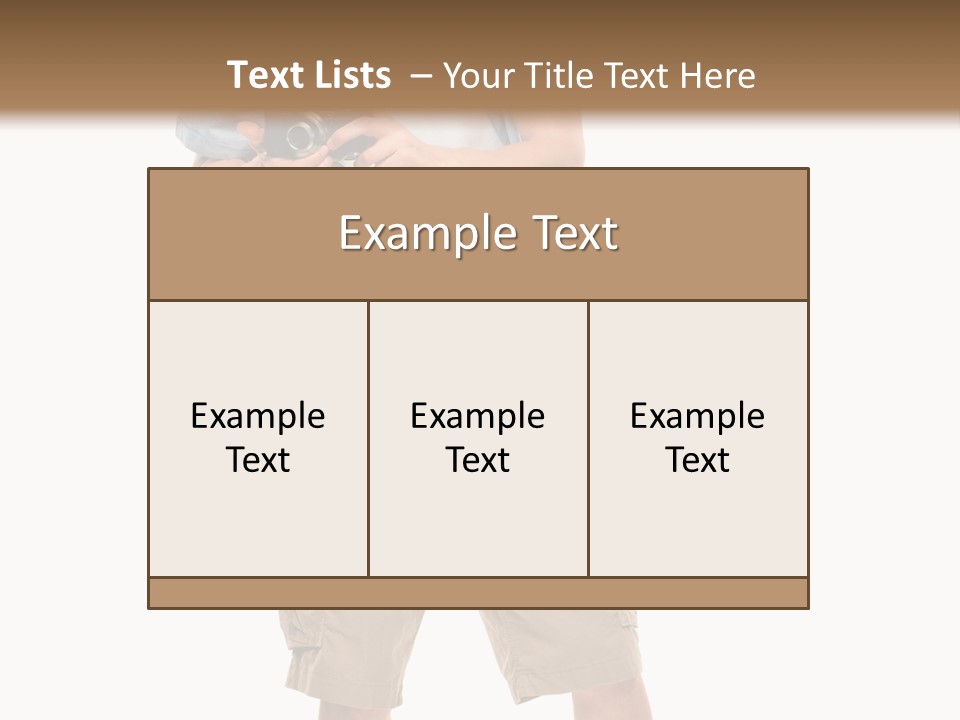 Holding Person Energy PowerPoint Template