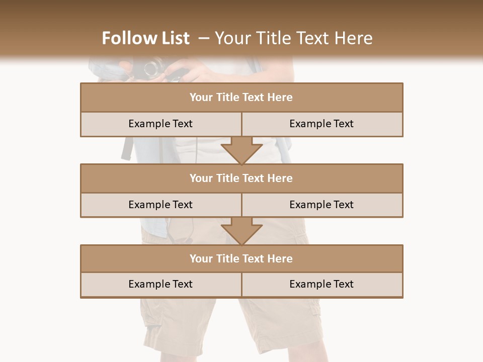 Holding Person Energy PowerPoint Template