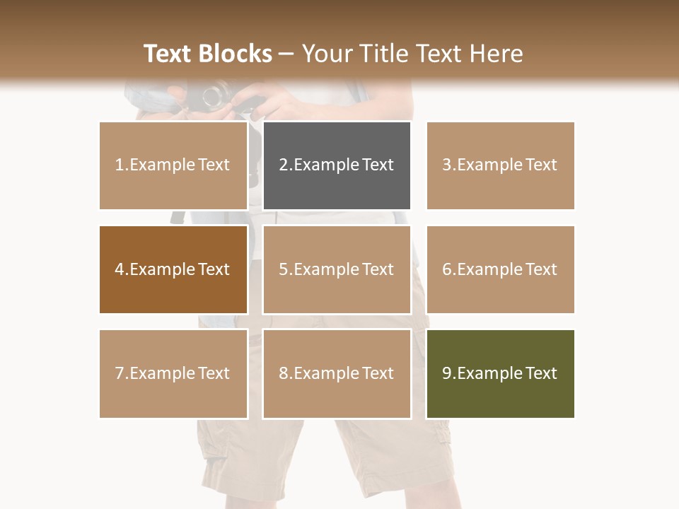 Holding Person Energy PowerPoint Template
