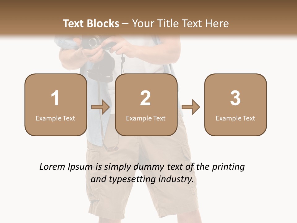Holding Person Energy PowerPoint Template
