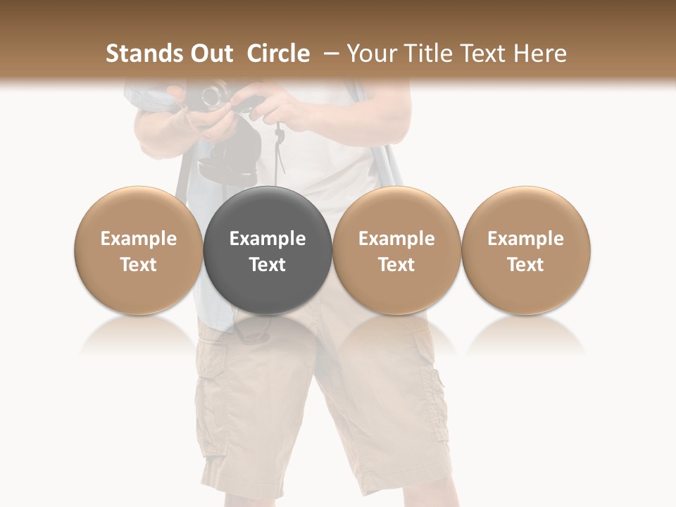 Holding Person Energy PowerPoint Template