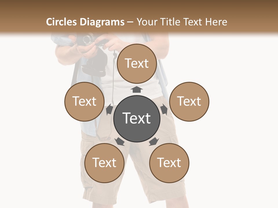 Holding Person Energy PowerPoint Template